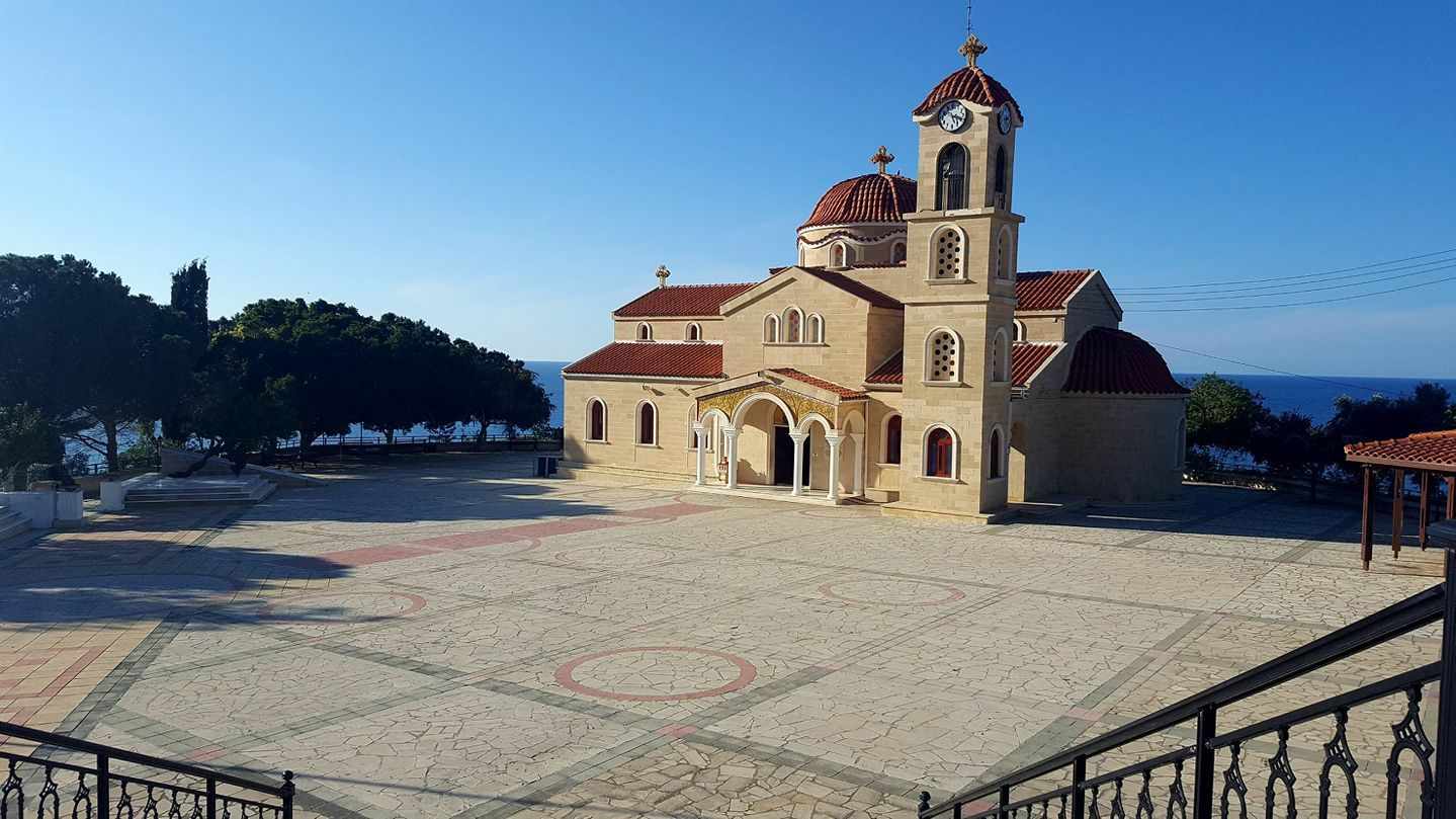 The “Church of Saint Raphael" is located in the village of Pachyammos  (Nicosia).