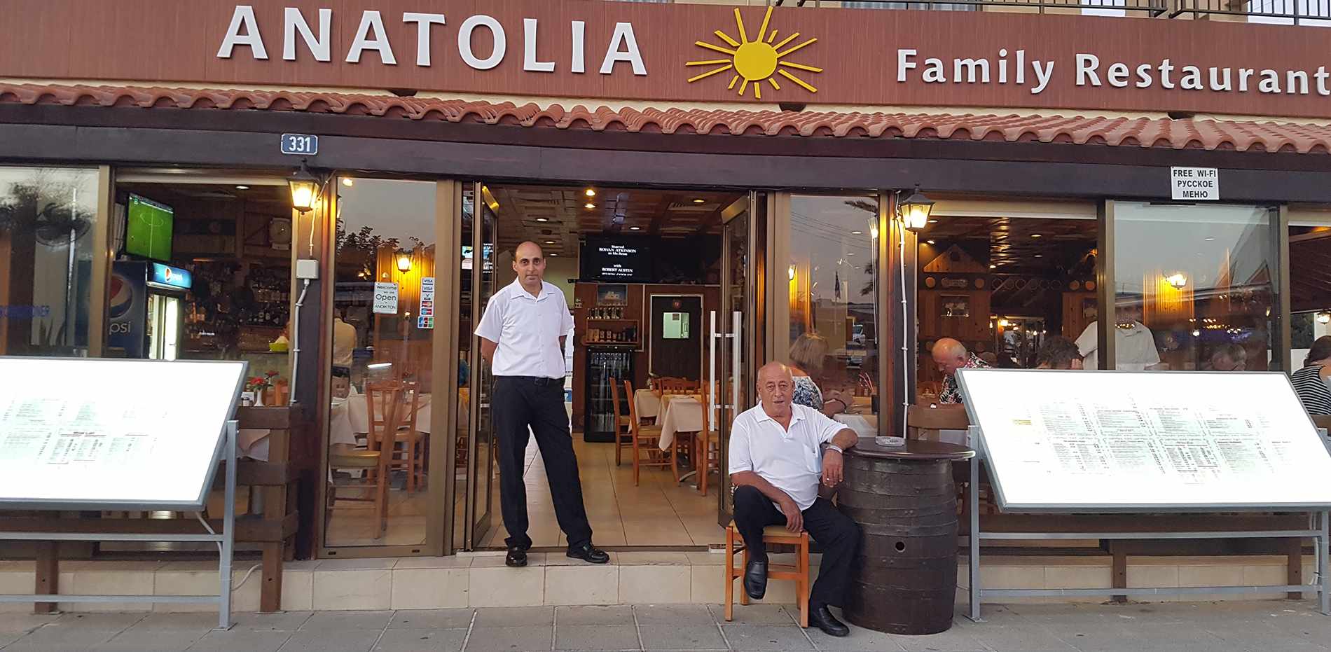 Interview with the owner of Anatolia Restaurant in Protaras