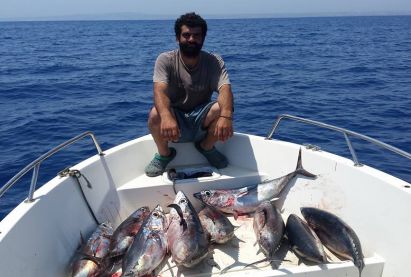 Simple fishing in Cyprus