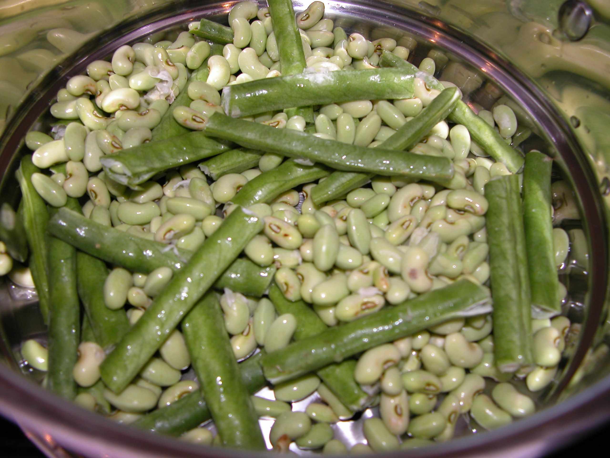 Louvi me kolokithia(Black eye beans/peas with palkapa zucchini)
