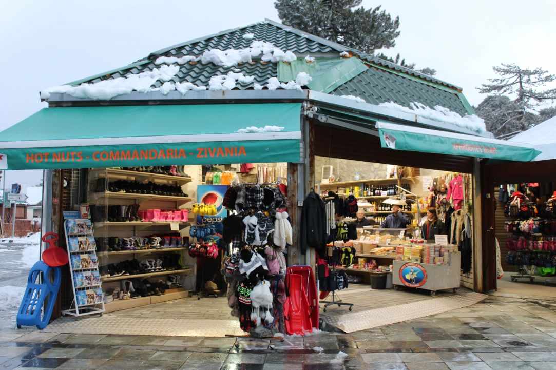 Stores, Kiosk. Cyprus mountain