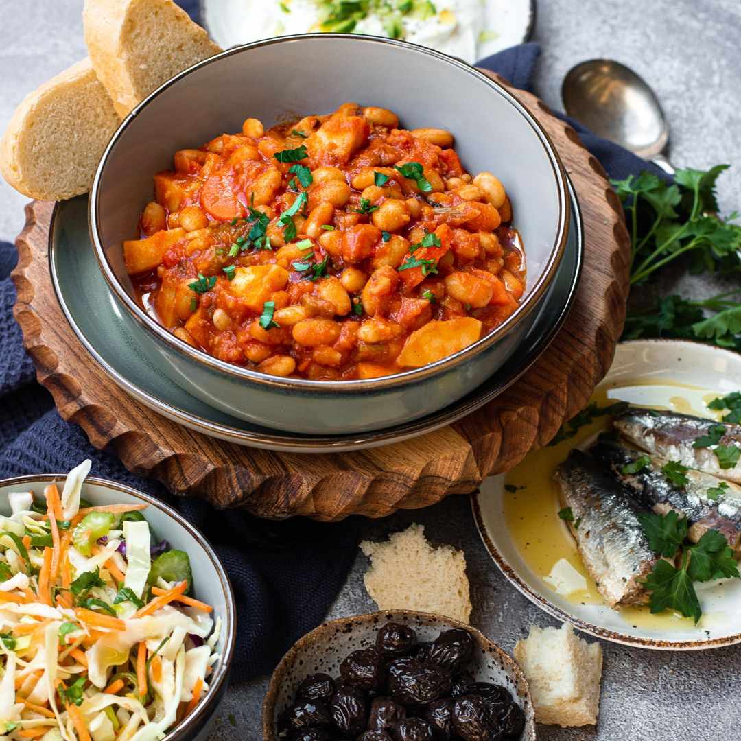 Traditional Greek Bean Soup Recipe