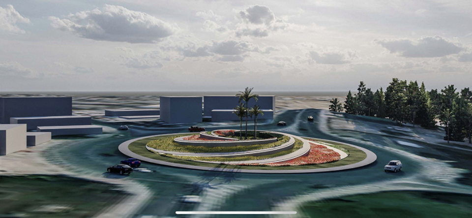 Ο κυκλικός κόμβος Φανερωμένης στη Λάρνακα αλλάζει όψη