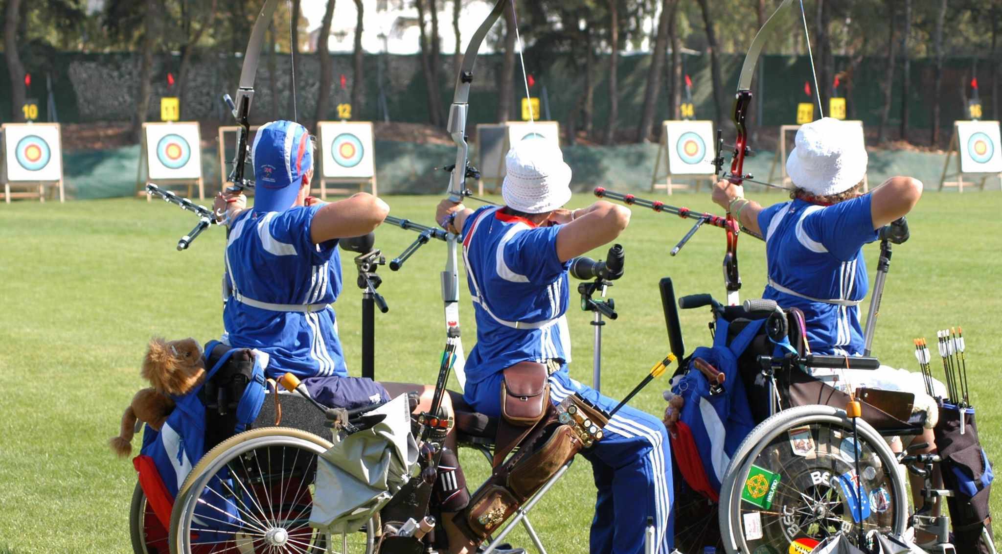 Archery team of Akrounta’s youth centre in Limassol