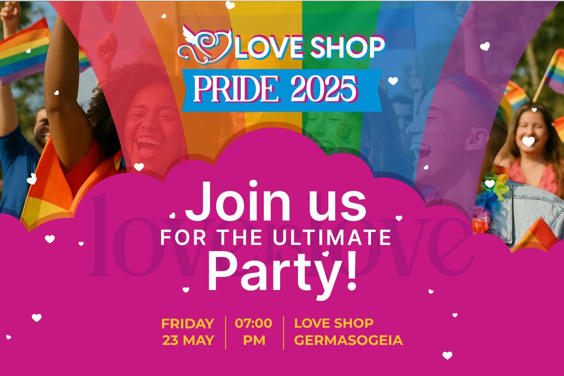 Hottest PRIDE Party in Limassol with Big Discounts, Gifts and Drag Shows!