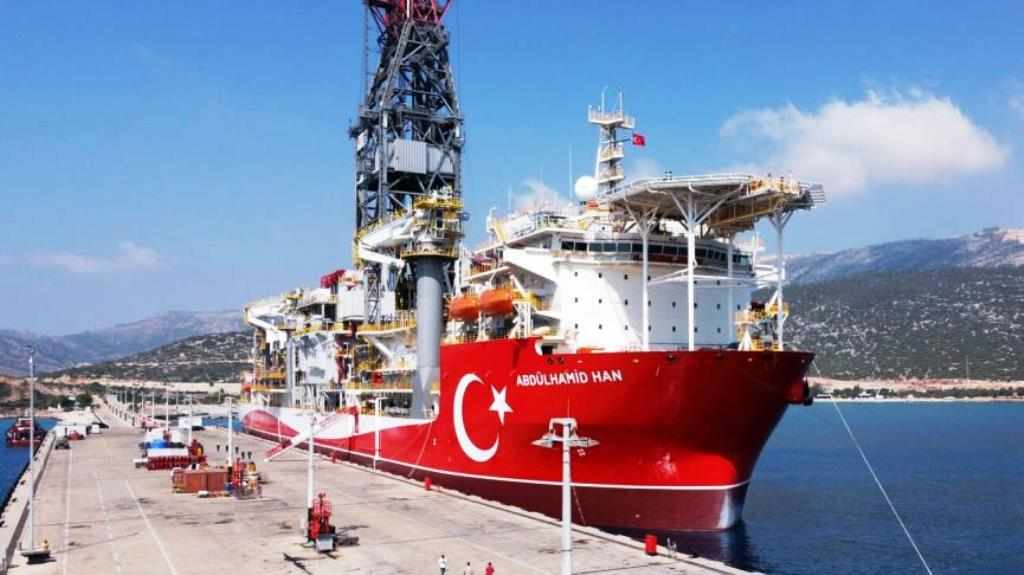 Ξεκίνησε τη γεώτρηση το τουρκικό γεωτρύπανο «Αμπντουλχαμίντ Χαν»