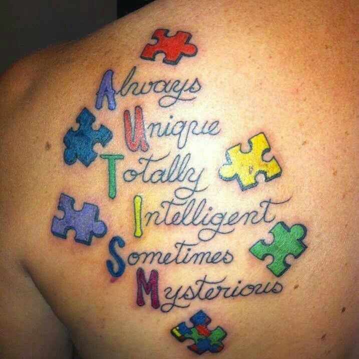 Татуировка во имя аутизма
