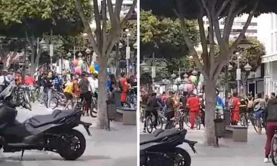 Εικόνες συνωστισμού από καρναβαλιστές στη Λεμεσό