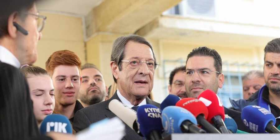 Αναστασιάδης:Κατεύθυνση υπέρ Χριστοδουλίδη