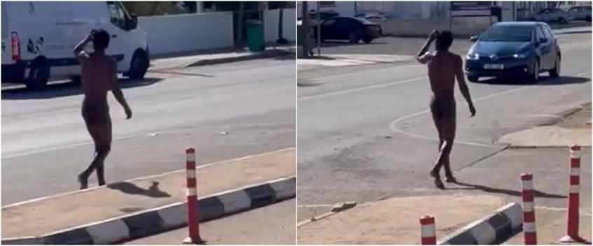 Αλλοδαπός βγήκε στους δρόμους της Κοκκινοτριμιθιάς... ολόγυμνος