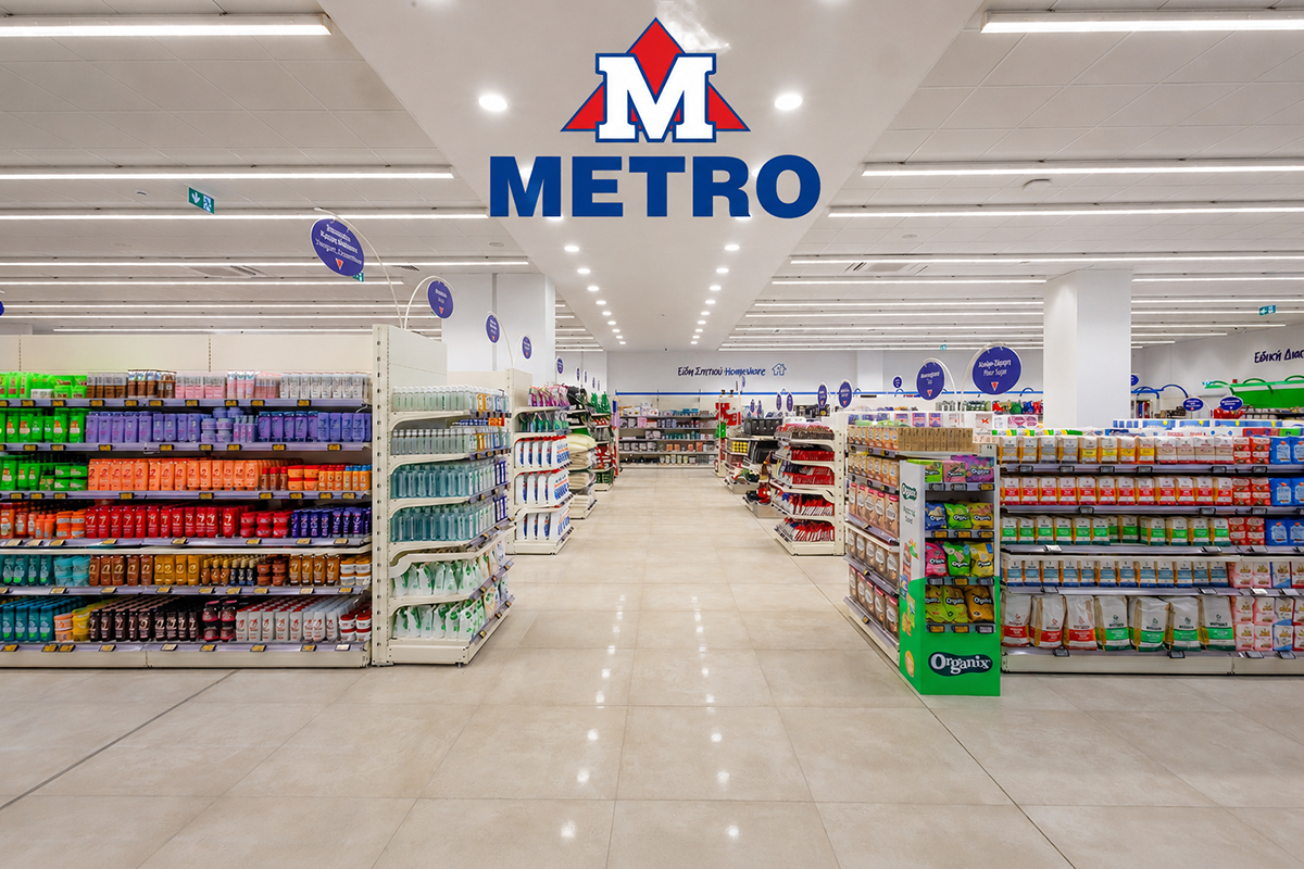 METRO in Ayia Fyla may have some of the widest aisles around