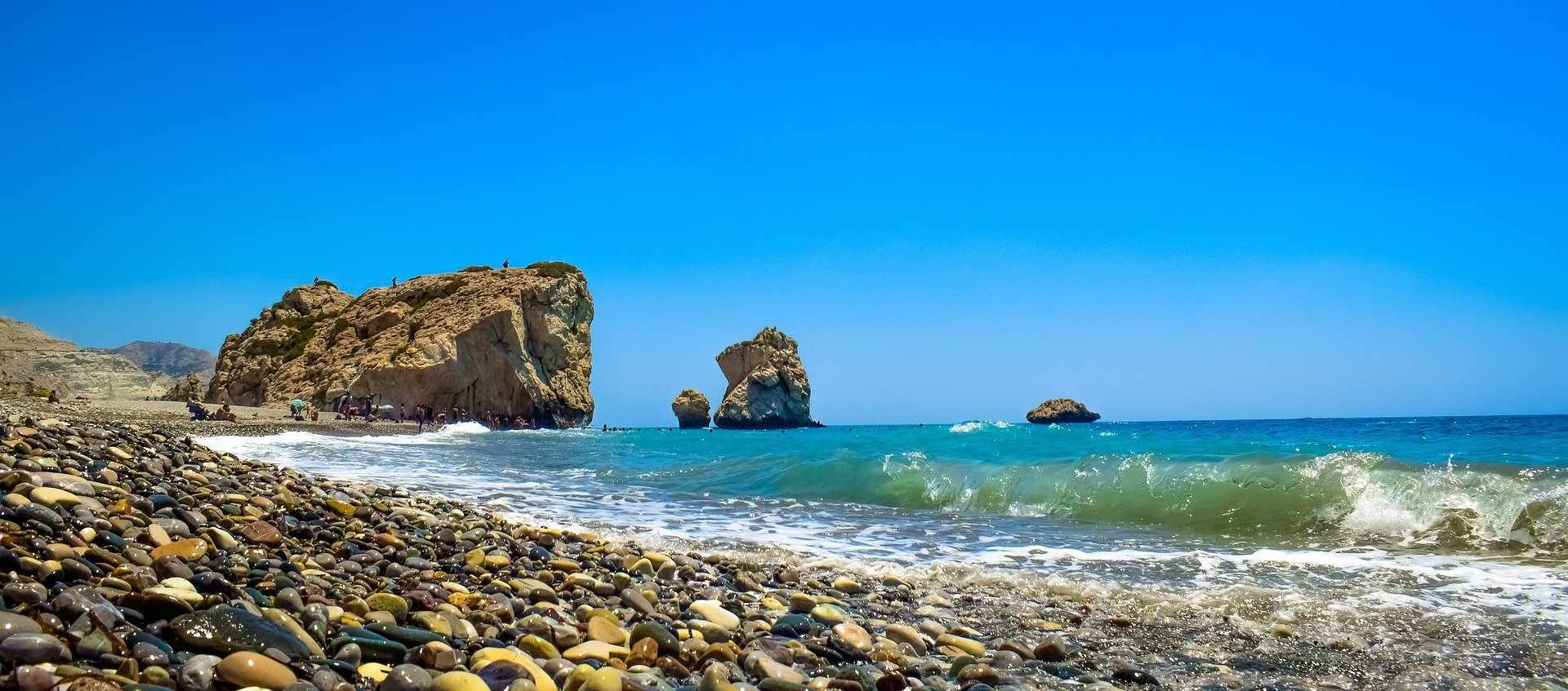 The road to Petra tou Romiou opens