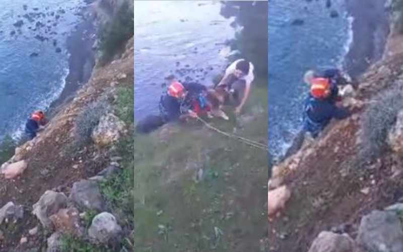 Πυροσβέστης κατέβηκε σε γκρεμό ύψους 30 μέτρων