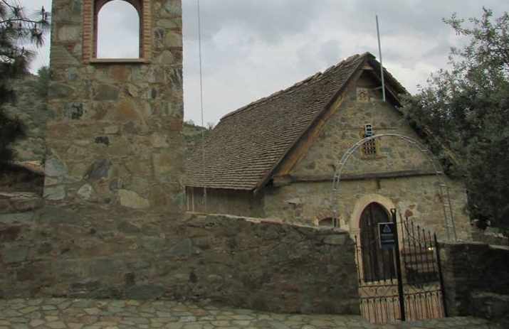 Η Εκκλησία του Αγίου Γεωργίου στο χωριό Λαζανιά