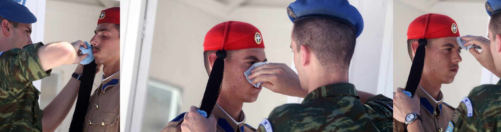Οι Εύζωνες στον καύσωνα