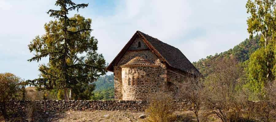 The Church Of  Panagia Ferviotissa"or "Panagia Of Asinou", is located in the village of Nikitari!