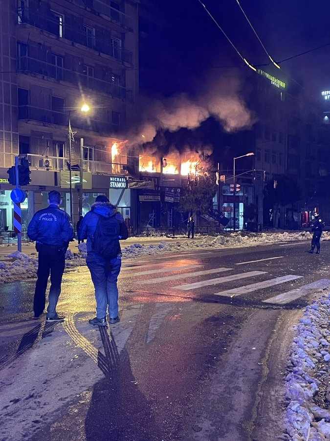 Ισχυρή έκρηξη στην καρδιά της Αθήνας: