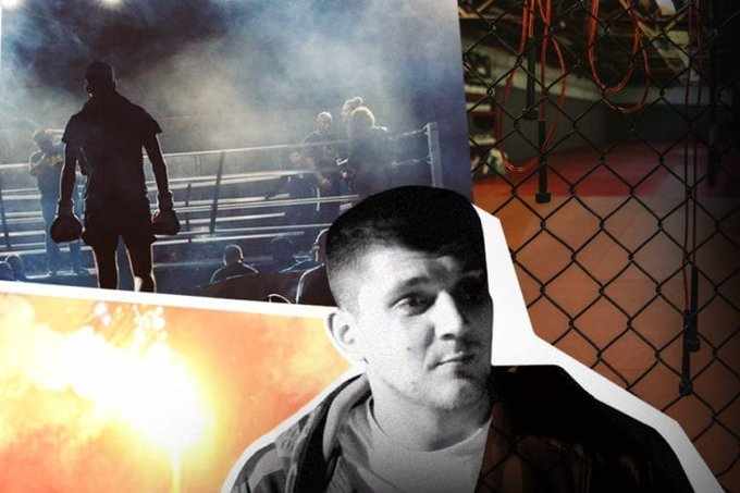 Μήνυμα στα ελληνικά του νεοναζί χούλιγκαν Denis Nikitin από το τάγμα Αζόφ