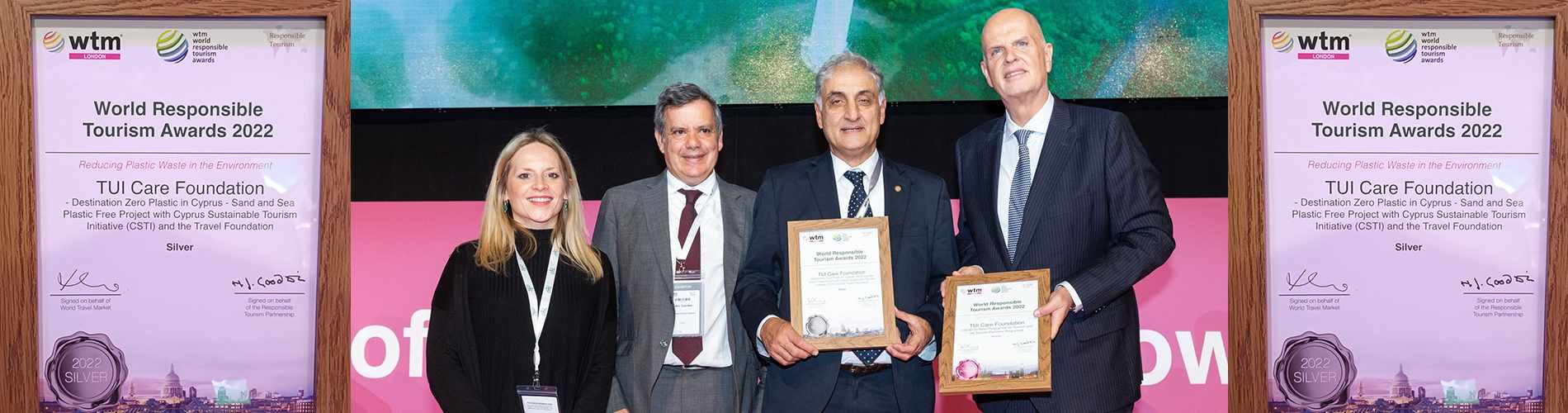Παγκόσμιο Βραβείο Υπεύθυνου Τουρισμού για το Έργο