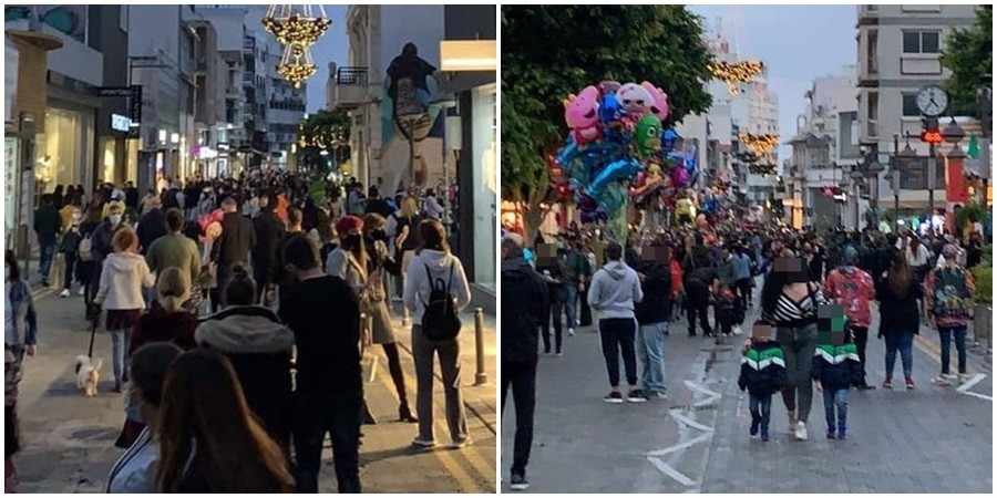 Βγήκαν στους δρόμους για βόλτα και ψώνια οι Λεμεσιανοί