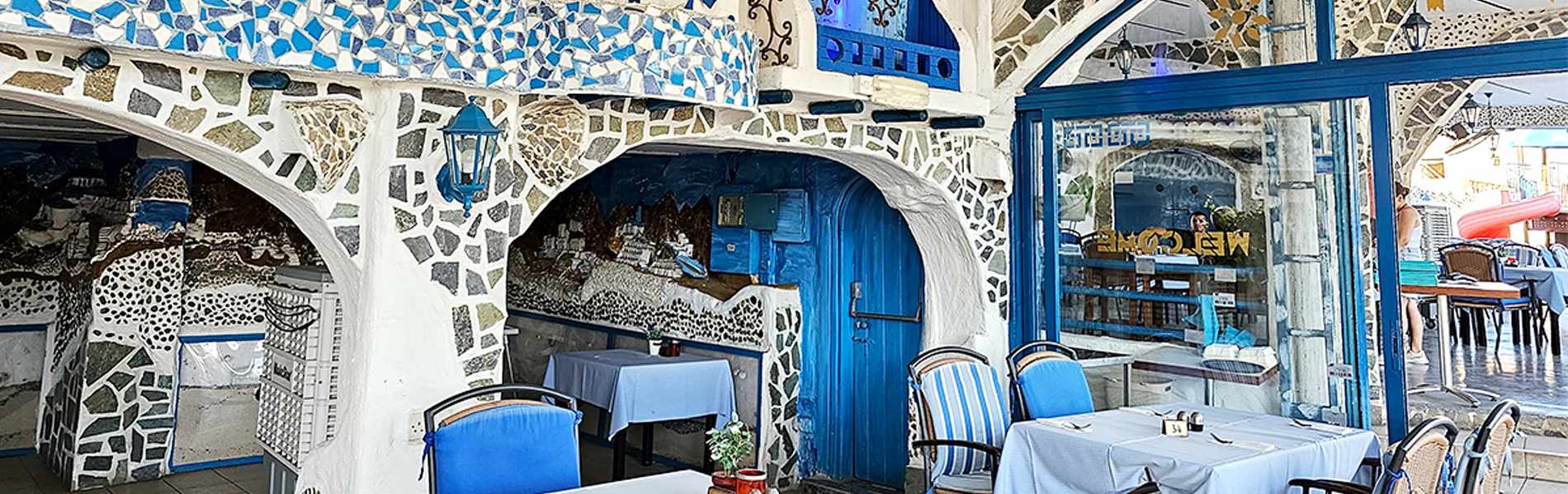 Απολαύσαμε υπέροχο φαγητό σε ένα χώρο που θυμίζει ελληνικό νησί