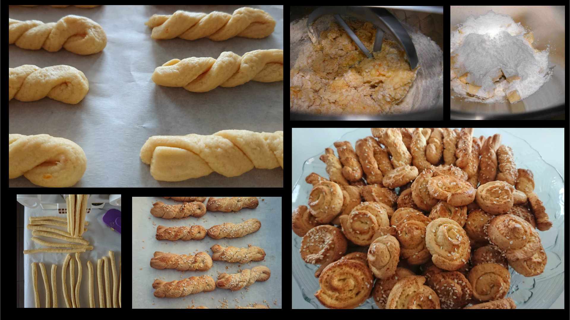 Easter koulourakia(cookies) with orange and honey