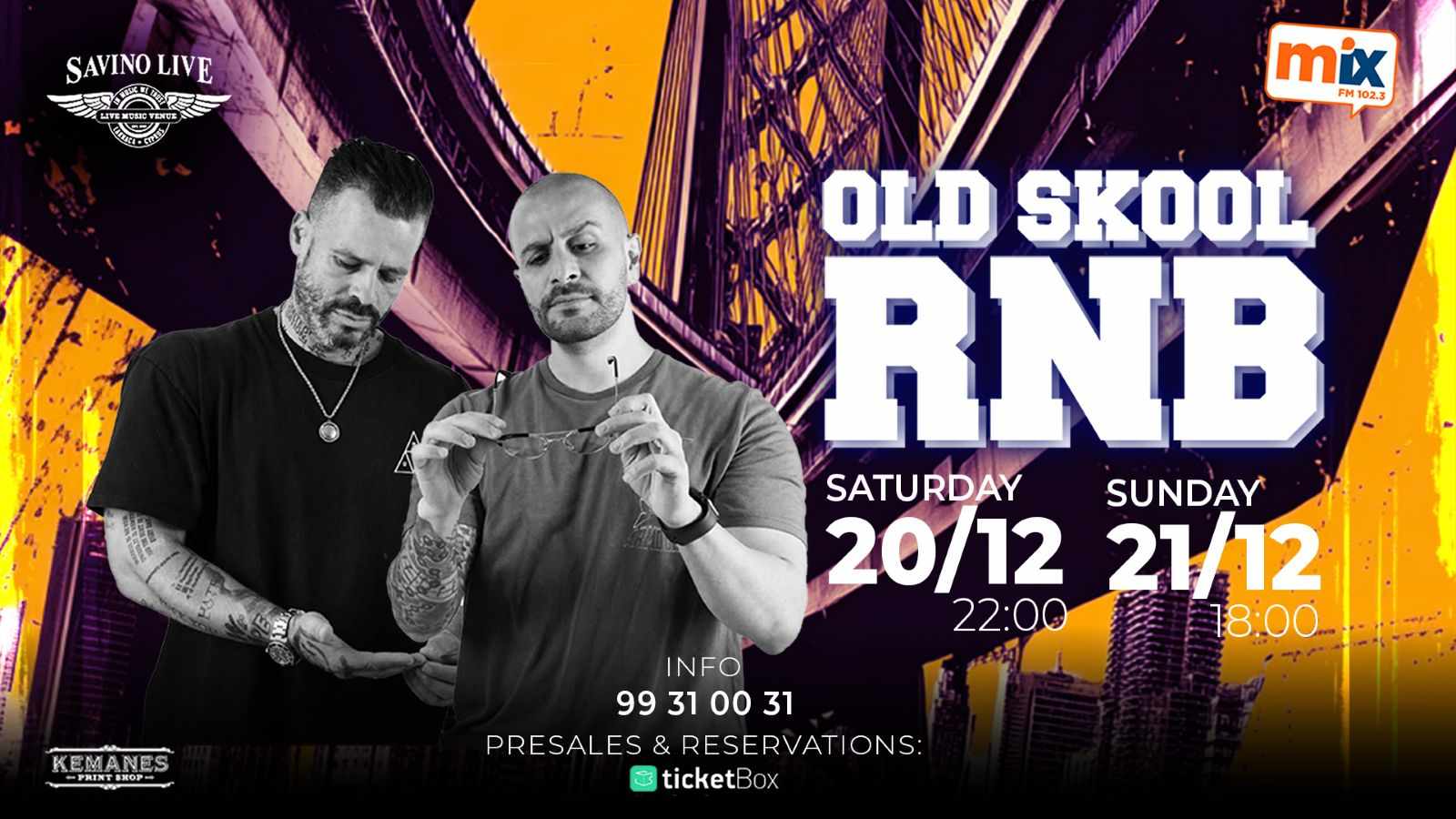 Old Skool RnB vol.19: Το απόλυτο throwback party
