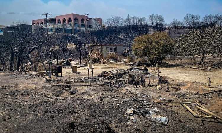 Η Κύπρος αναλαμβάνει το κόστος αναδάσωσης των καμένων περιοχών στη Ρόδο