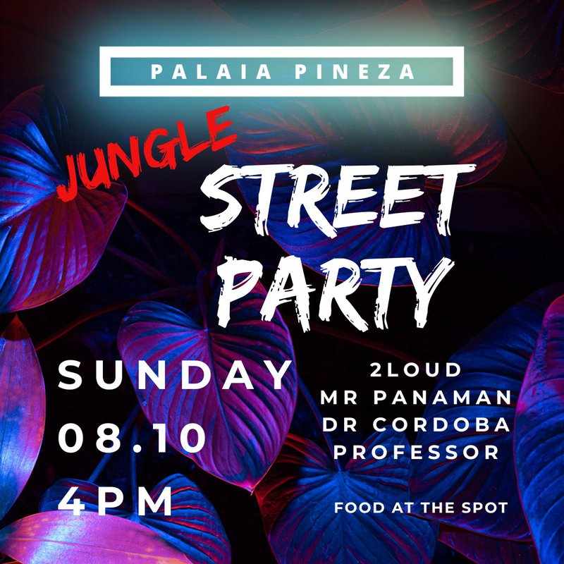 Jungle Street party σε ένα αδιέξοδο της παλιάς Λευκωσίας