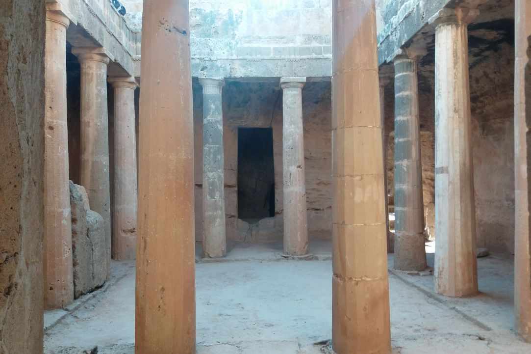 Tombs of the Kings at Kato Pafos. A "Must visit!" when you are in Cyprus