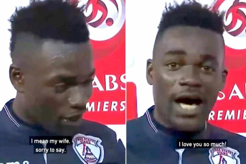 Eγινε viral επειδή ευχαρίστησε τη «σύζυγο και τη φιλενάδα» του (vid)