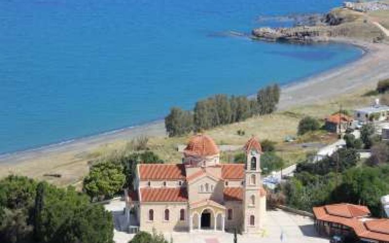 The “Church of Saint Raphael" is located in the village of Pachyammos  (Nicosia).
