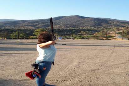 Archery team of Akrounta’s youth centre in Limassol