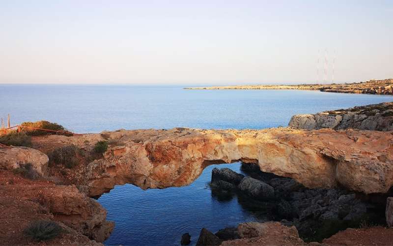 Rock Bridge At Cape Greco